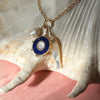 Soleil Lapis and Mother Of Pearl Charm