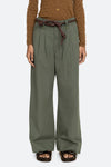 Samaka Pants W/ Belt ~ Thyme