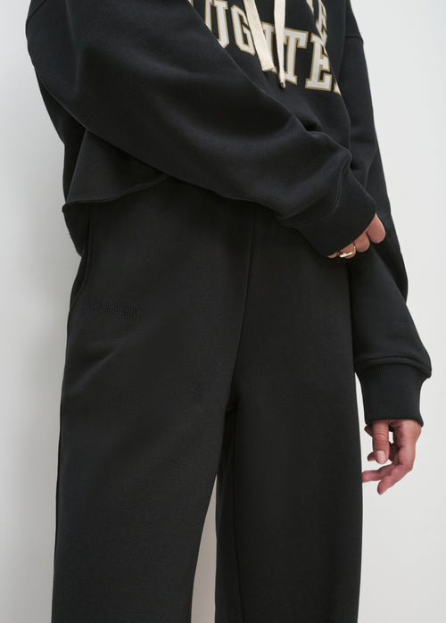 Favorite Daughter Wide Leg Sweatpants ~ Black