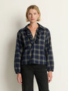 Beckett Blouse ~ Starry Night Plaid