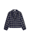 Beckett Blouse ~ Starry Night Plaid