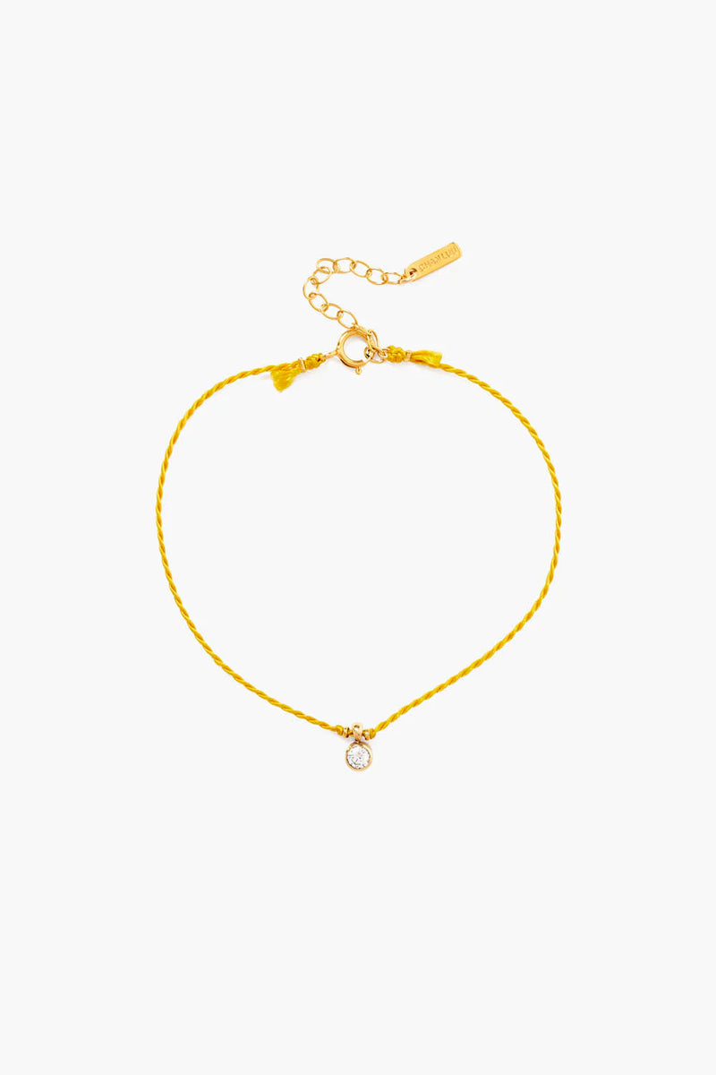 Este Diamond Bracelet ~ Gold / Mustard