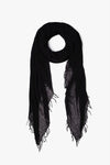 Cashmere & Silk Scarf ~ Black