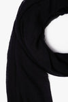 Cashmere & Silk Scarf ~ Black