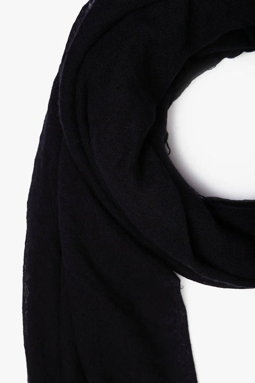 Cashmere & Silk Scarf ~ Black