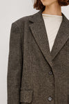 Bridges Blazer ~ Camel Black Herringbone