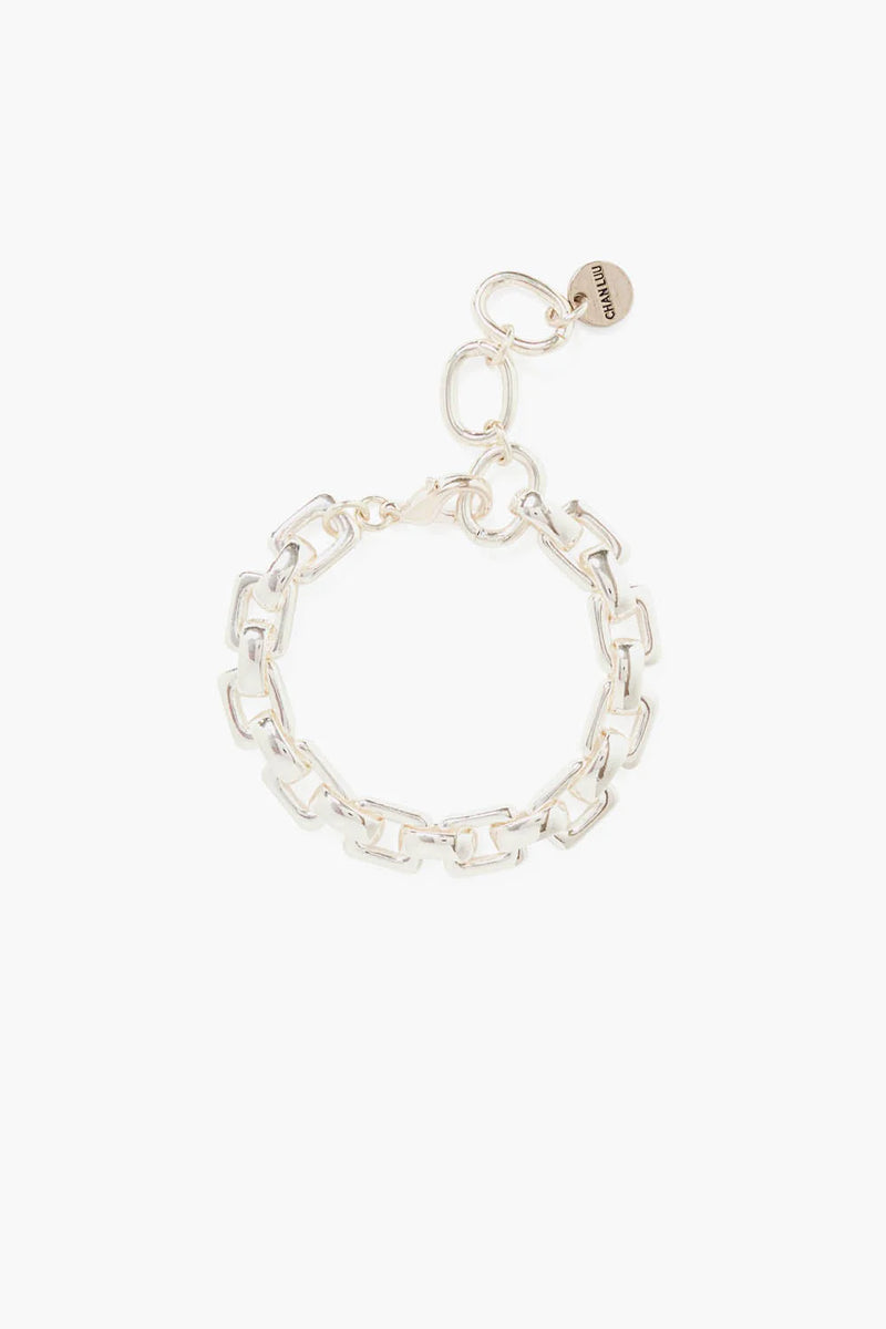 Ellis Chain Link Bracelet ~ Silver