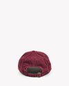 Lips Baseball Hat ~ Oxblood W/ Lips