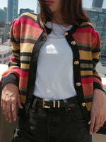 Carmela Cardigan ~ Vintage Stripe