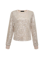 Sparkle Together Top ~ Champagne