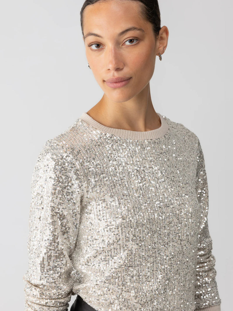 Sparkle Together Top ~ Champagne