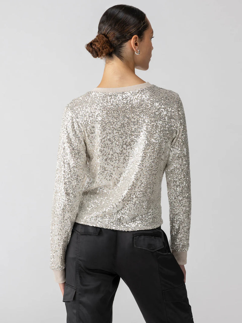 Sparkle Together Top ~ Champagne