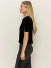 We Belong Together Velvet Top ~ Black