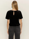 We Belong Together Velvet Top ~ Black