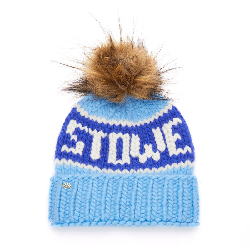 The Stowe Beanie ~ Glacier Blue