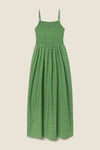 Carmen Dress ~ Green Medallion