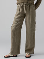 Drift Linen Cargo ~ Olive