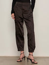 Sahara Satin Tappered Pant ~ Black