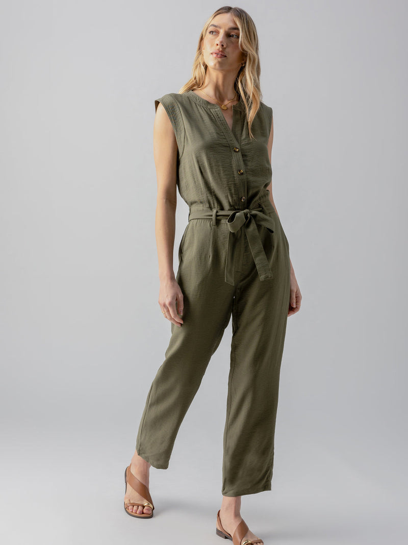 Prima Jumpsuit ~ Burnt Olive