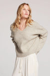 V-Neck Sweater ~ Toasted Coconut