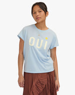 Oui Classic Tee ~ Light Blue