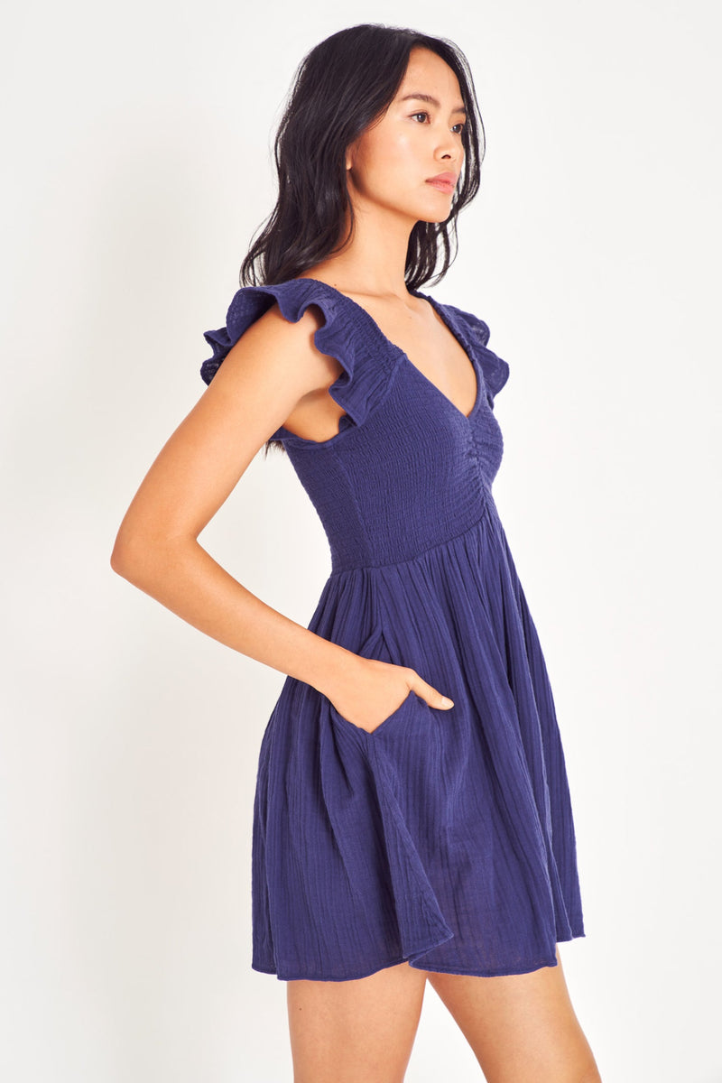 Athalia Mini Dress ~ Midnight