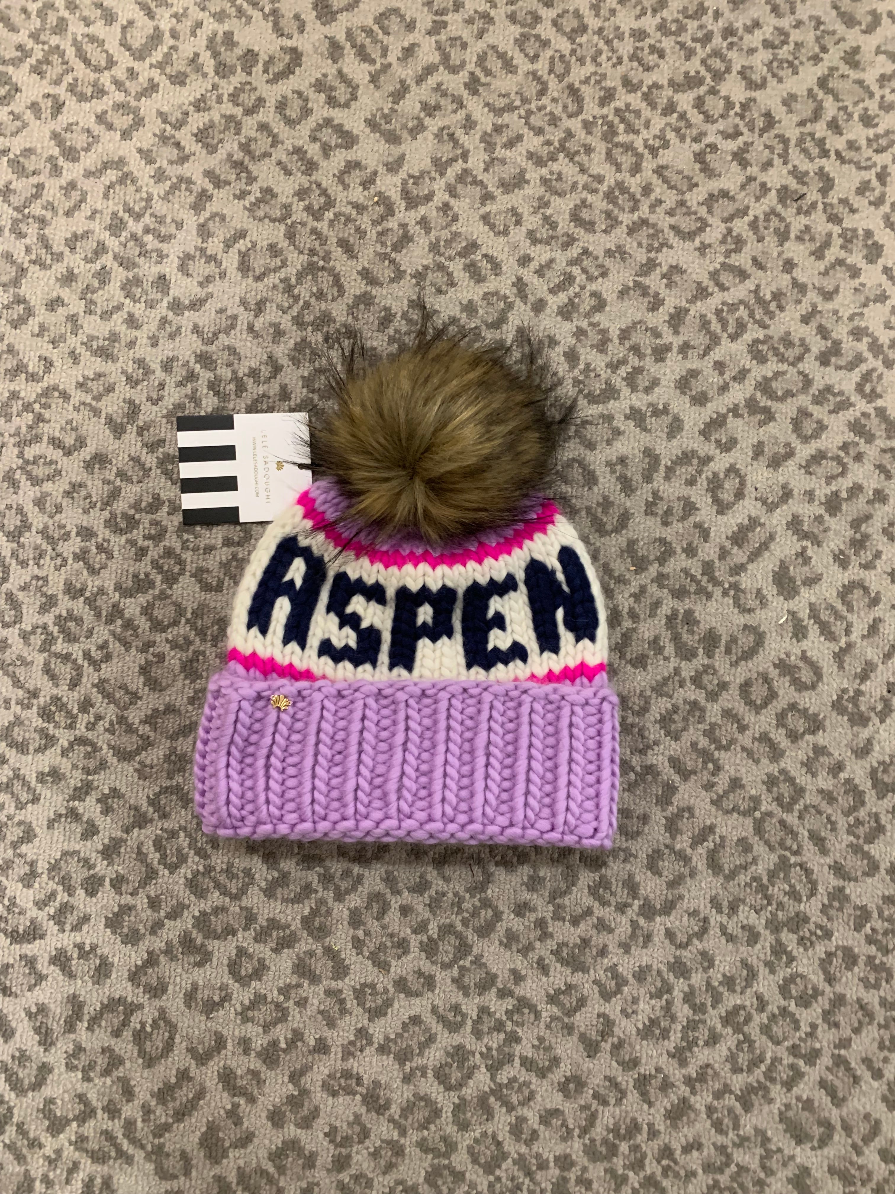 The Ski Bunny Beanie ~ Neon Blush Ski Beanie | Black and Neon Ski main image 4