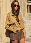 Evans Cropped Trench ~ Miso