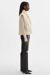 Dua Reversible Faux Fur Vest ~ Ecru