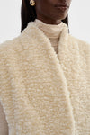 Dua Reversible Faux Fur Vest ~ Ecru