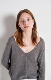 Cardigan Dumy ~ Dark Gray Melange