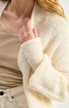 Cardigan East ~ Melange Pearl