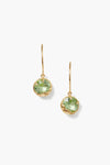 August Birthstone Earrings ~ Peridot Crystal