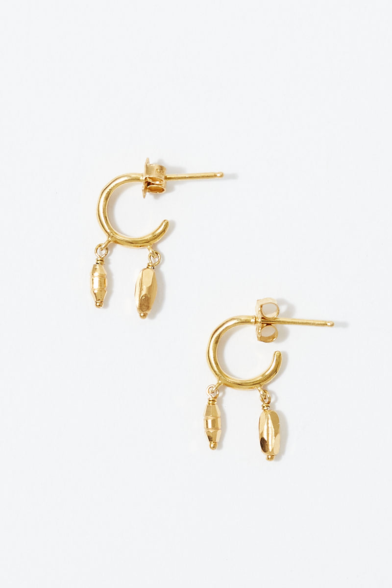 Suleyma Hoop Earrings ~ Yellow Gold