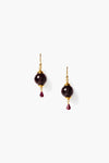 Lantern Earrings ~ Garnet