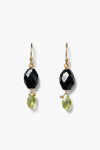 Jelly Bean Earrings ~ Black Tourmaline