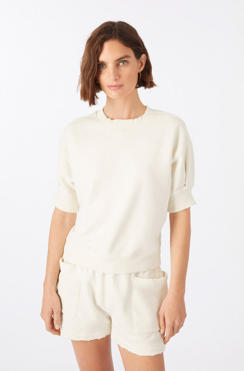 Eileen Sweatshirt ~ Eggshell