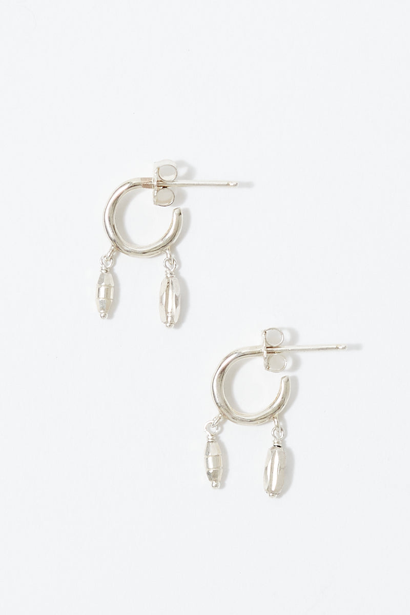 Suleyma Hoop Earrings ~ Silver