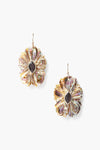 Magnolia Earrings ~ Abalone