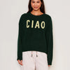 Ciao Crew Neck Sweater ~ Everglade