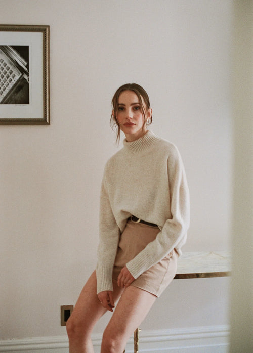 The Maddie Sweater ~ Oatmeal