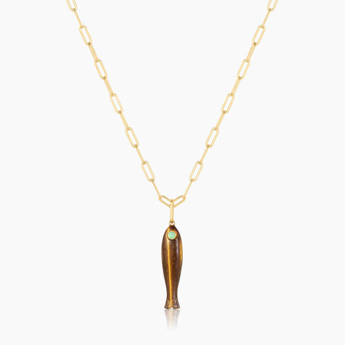 Fortuna Tiger's Eye Charm