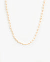 Freshwater Rice Pearl Necklace~ Cream & Blush