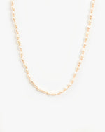 Freshwater Rice Pearl Necklace~ Cream & Blush