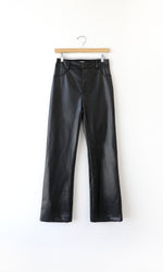 Paz Vegan Leather Pants ~ Black