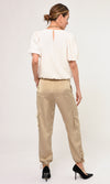 Sammy Satin Cargo Pant ~ Sand