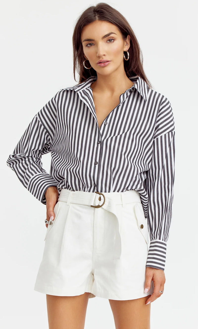 Wendy Stripe Boyfriend Shirt