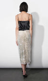 Gianna Velvet Sequin Midi Skirt