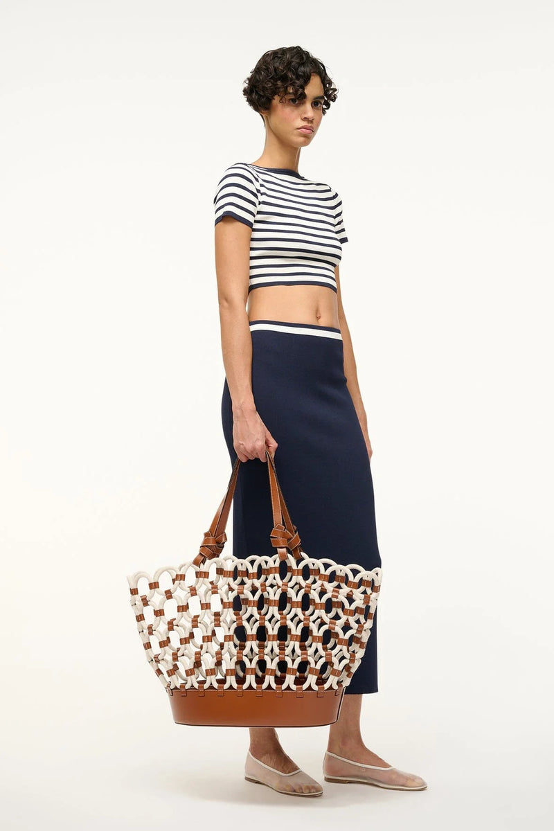 Squillo Rope Tote Bag ~ Paper Tan