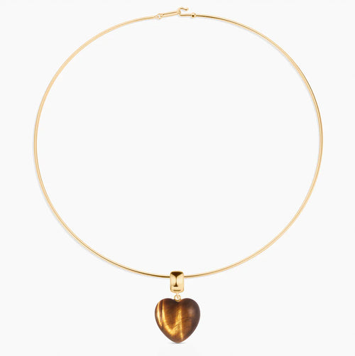 Gemma Tiger's Eye Bail Charm